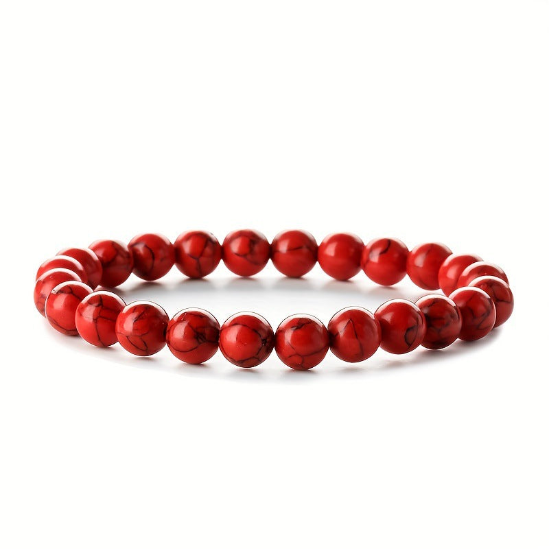 Men's Tigereye Beaded Ornament Haematite Obsidian White-barked Bracelets
