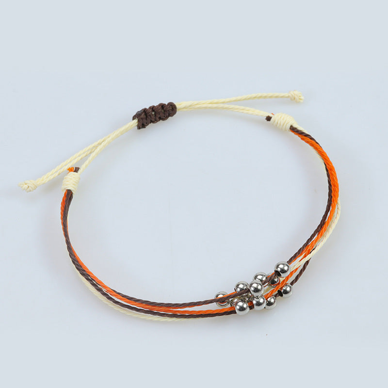Bohemian Taiwan Wax Line Hand-woven Thread Bracelets