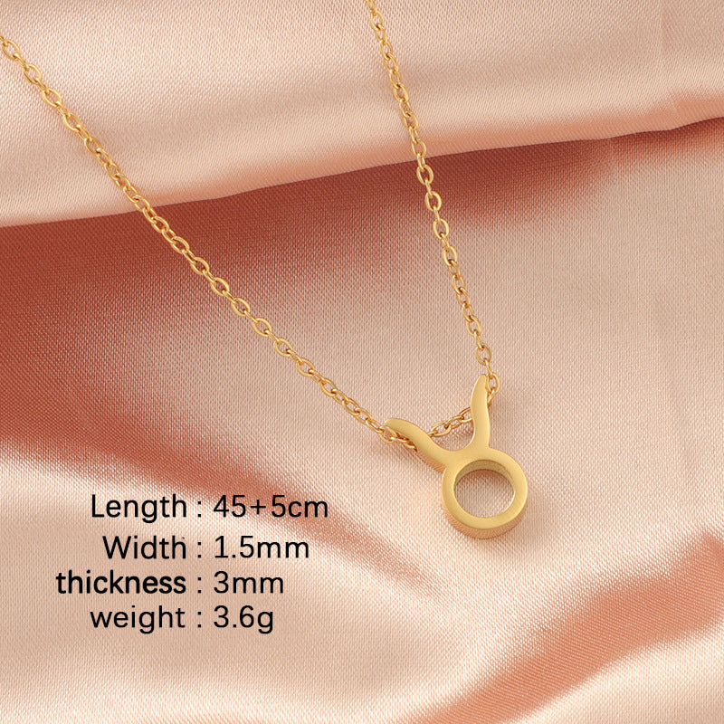 Twee Constellations Constellation Clavicle Chain Card Necklaces