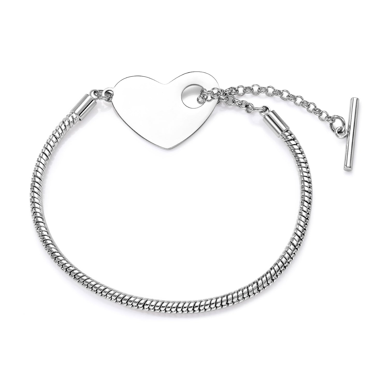 Bead Chain Snake Pure Copper Sier Bracelets