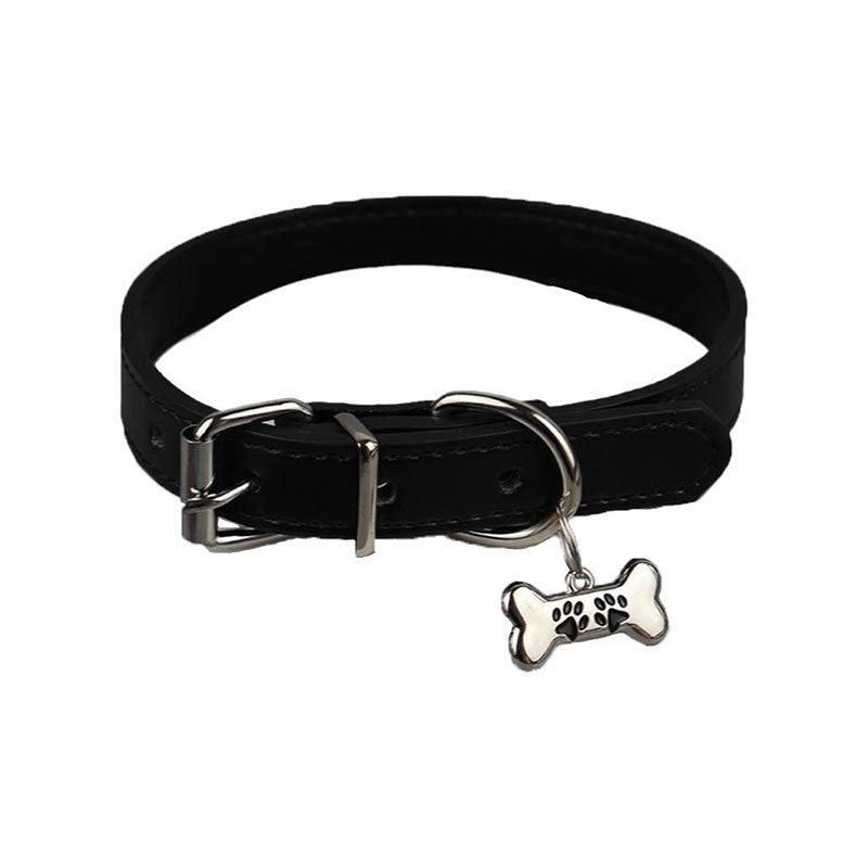 Women's White Dog Bone Hot Sweet Cool Neck Short Collar
