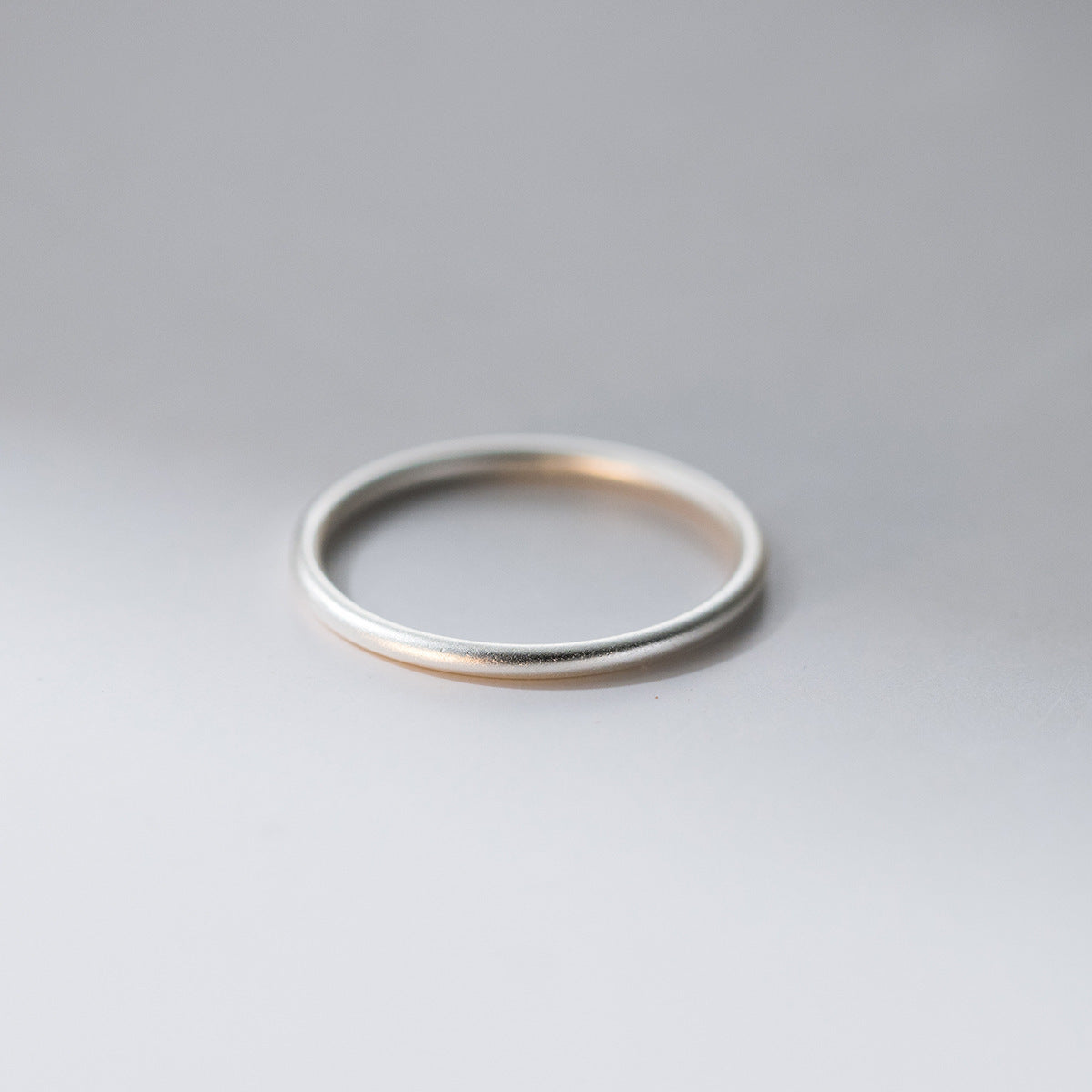 Women's & Men's Pure Sier Couple Simple Rings