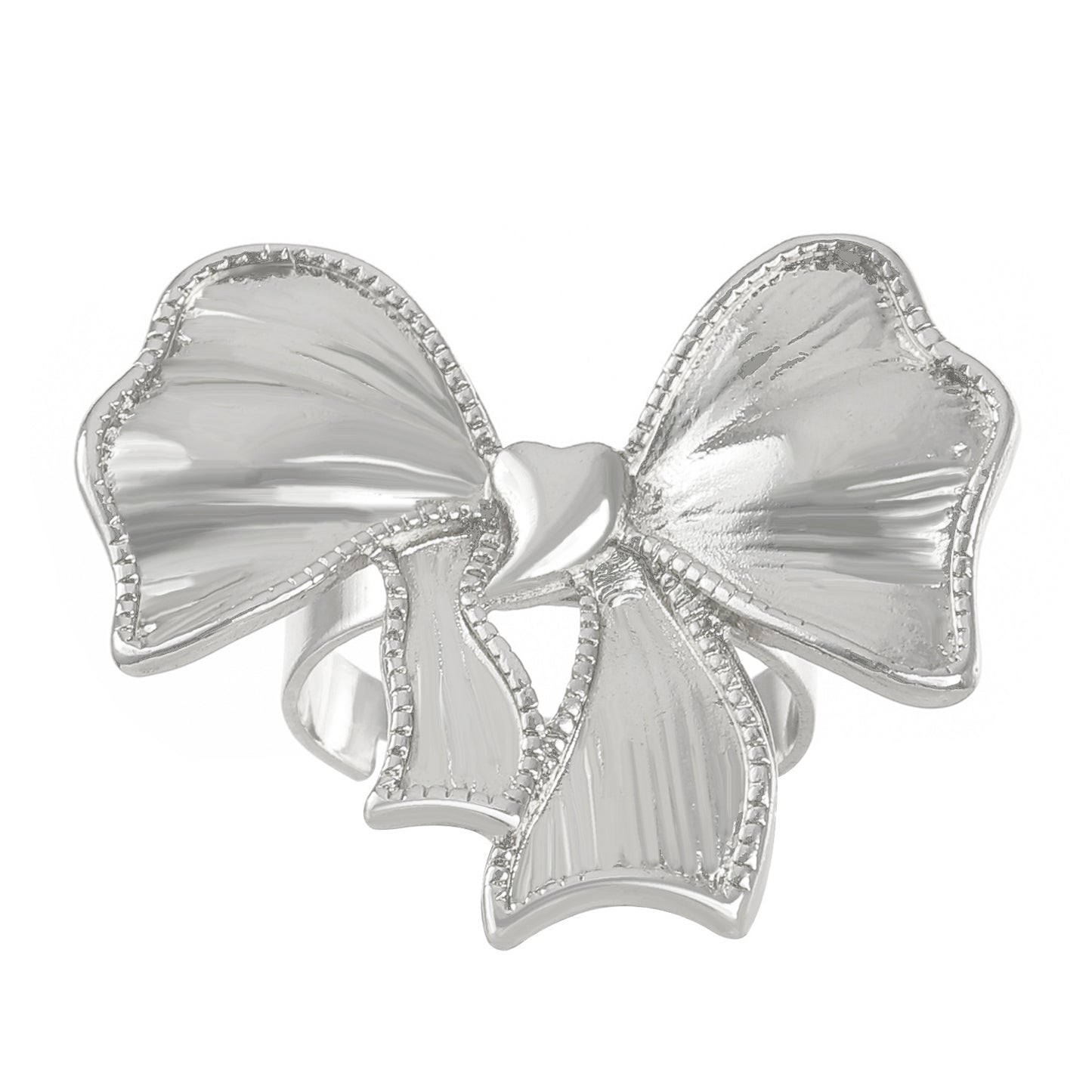 Women's Vintage Bow Love Heart-shaped High Sense Rings