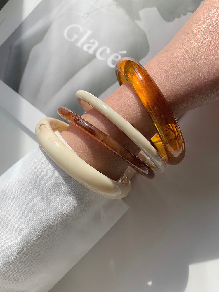 Graceful Classic Resin Multicolor Elegant Fashion Bracelets