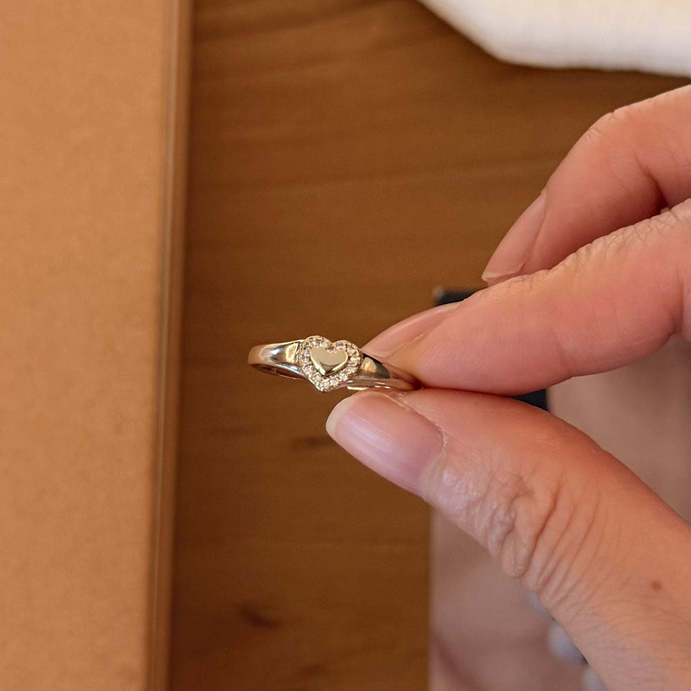 Women's Full Rhinestone Zircon Saturn Niche High-grade Light Ring