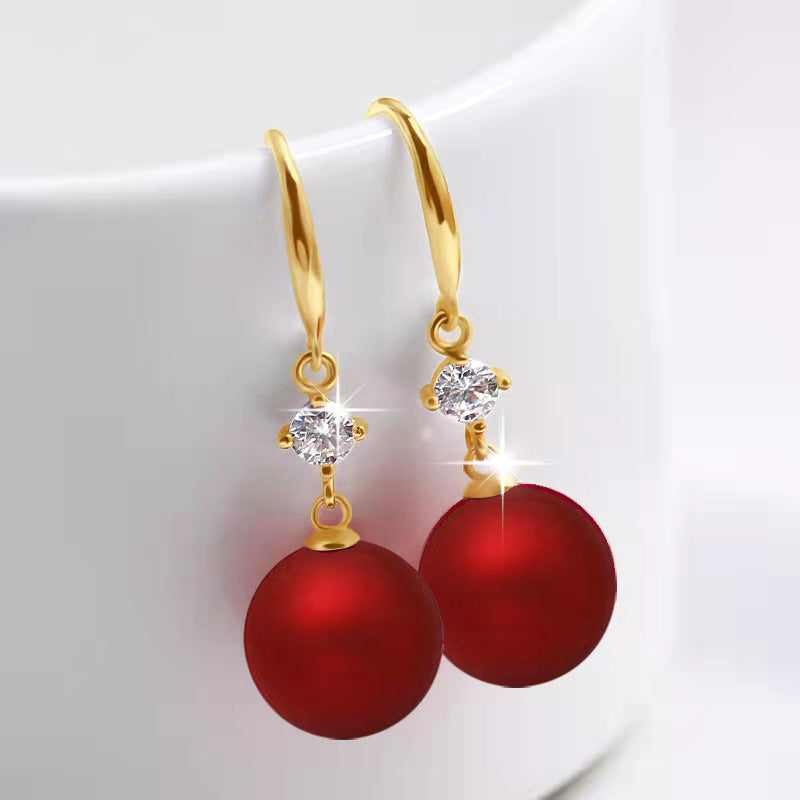 Women's Artificial Pearl Short Long Eardrops For Earrings