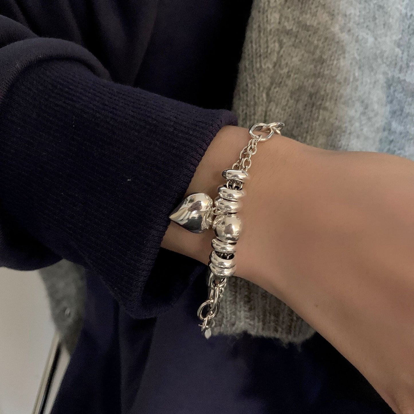Women's Style Sterling Sier Light Luxury High Bracelets