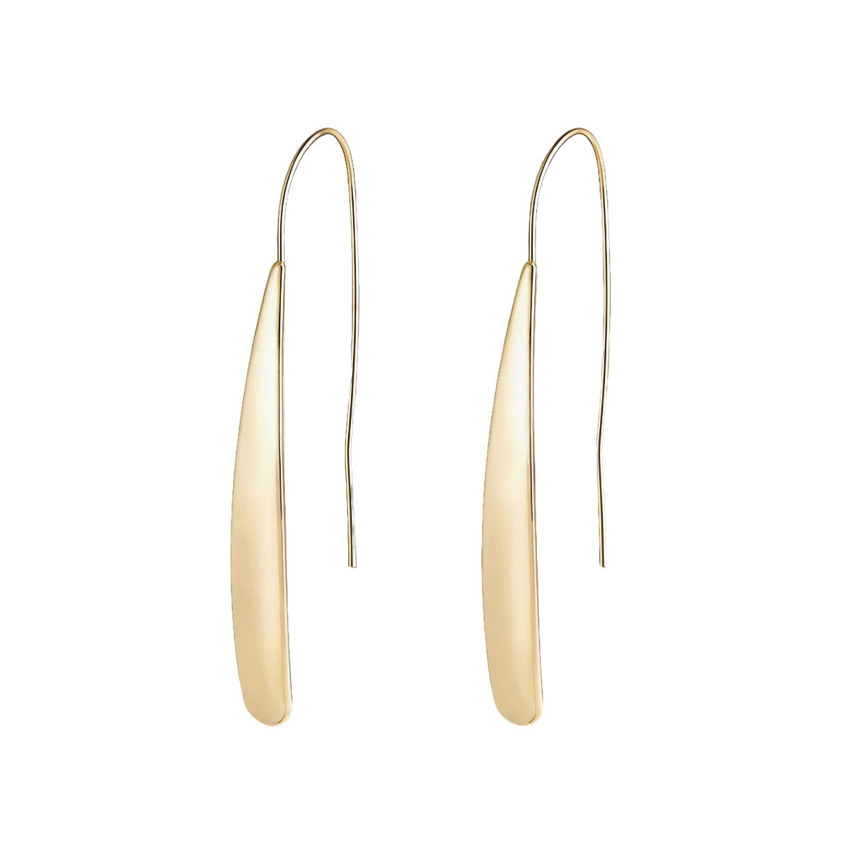 Geometric Stylish Glossy Light Luxury High Sense Design Ear Earrings