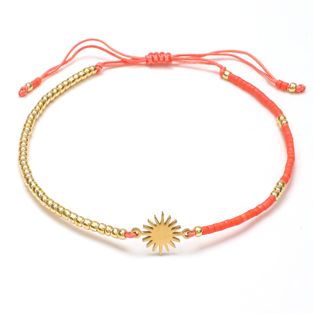 Imported Bead Golden Sun Accessories Beads Bracelets