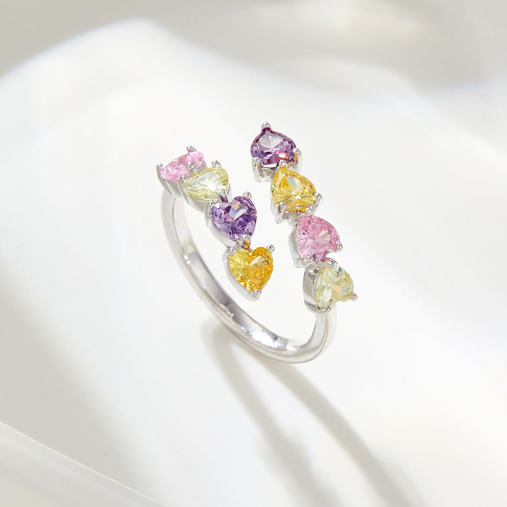 Luxury High-grade Full Zirconium Index Finger Rings