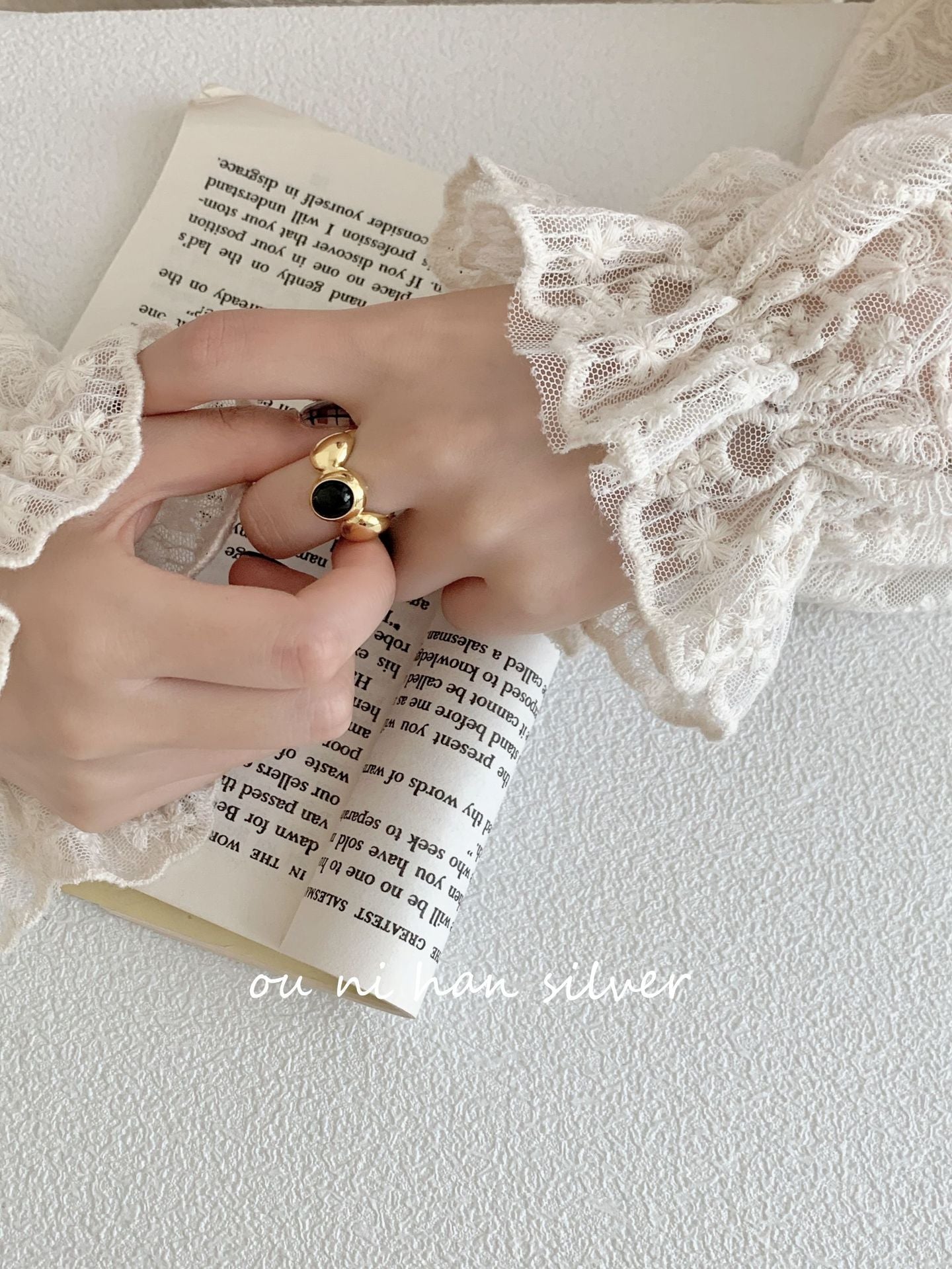 Oni Sterling Sier Female Style Design Rings