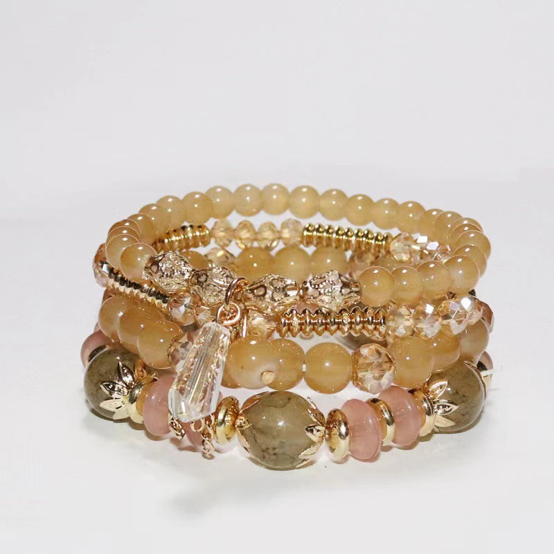 Women's Bohemian Elegant Crystal Exotic Suit Jewelry Bracelets