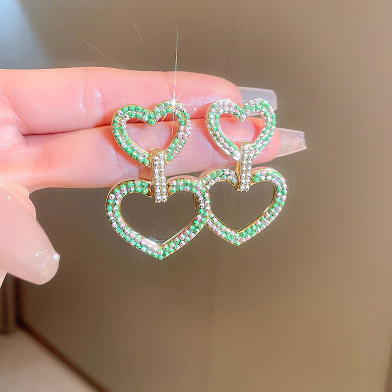 Needle Transparent Resin Geometric Simple High Earrings