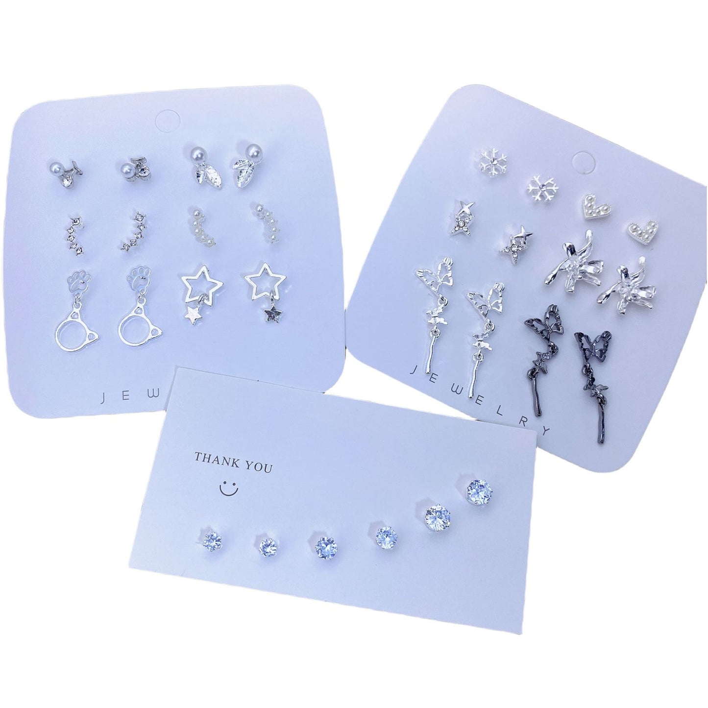 Needle Simple Exquisite Plain Ear Cute Earrings