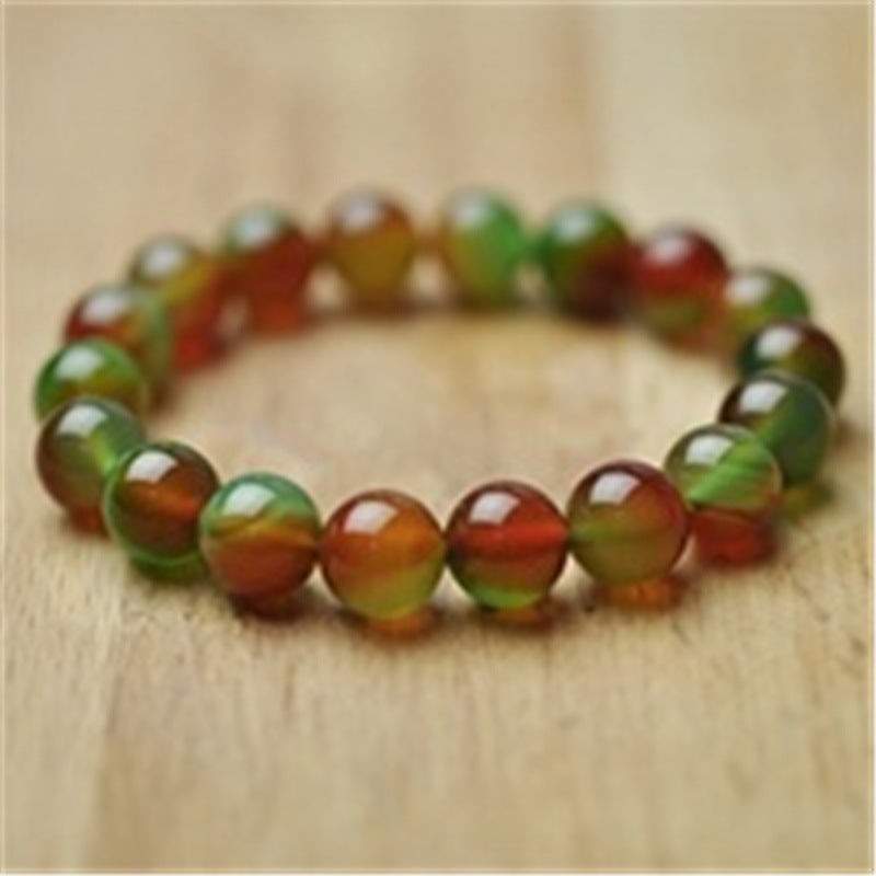 Agate Red Green Live Broadcast Scenic Bracelets