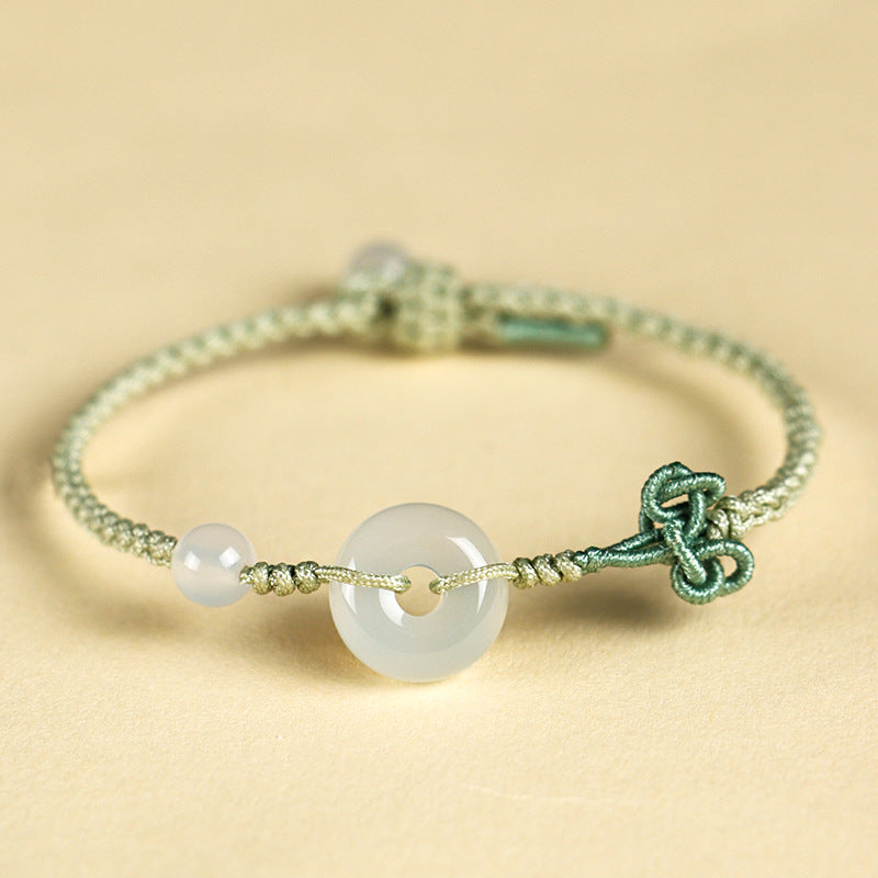 Women's Strap Safe Smooth Red Rope Braid Bracelets