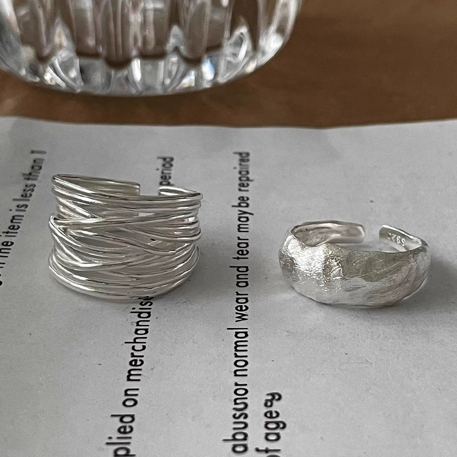 Luxury Style Niche High Sense Simple Rings