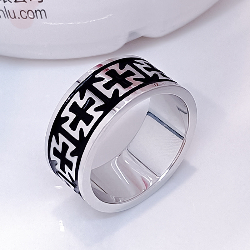 Titanium Steel No Fading Corrosion Smear Rings