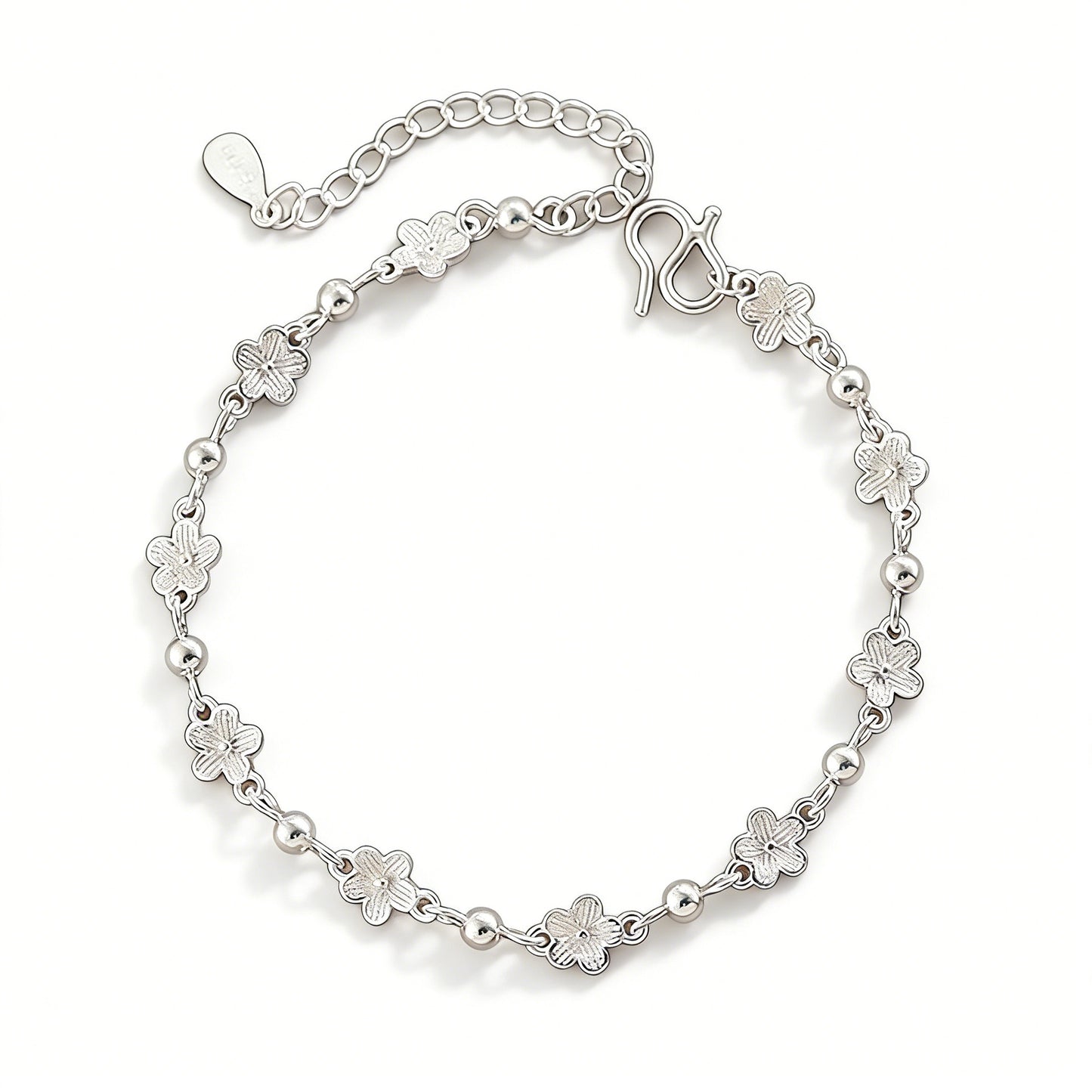 Sweet Female Round Beads Temperament Small Flower Design Fashionable All Bracelets