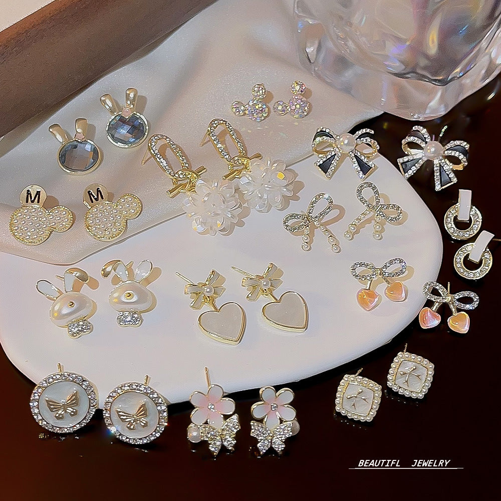 Flower Light Luxury High-grade Style Artistic Temperament Niche Rings