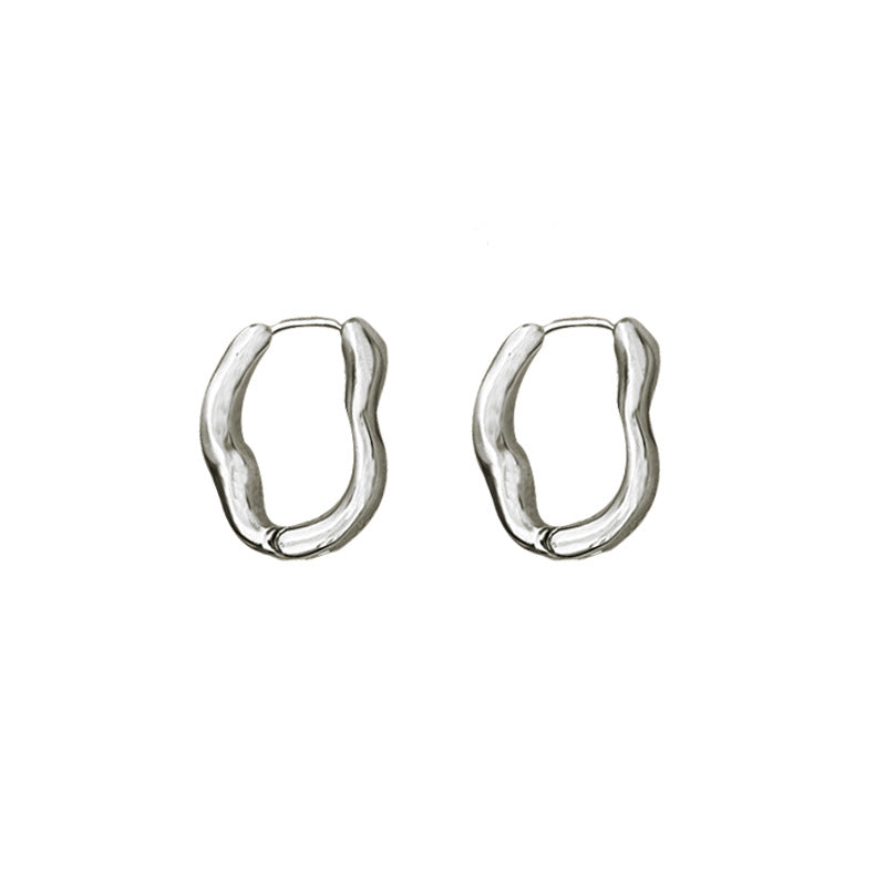 Metal Niche Cold Style Simple Ear Earrings