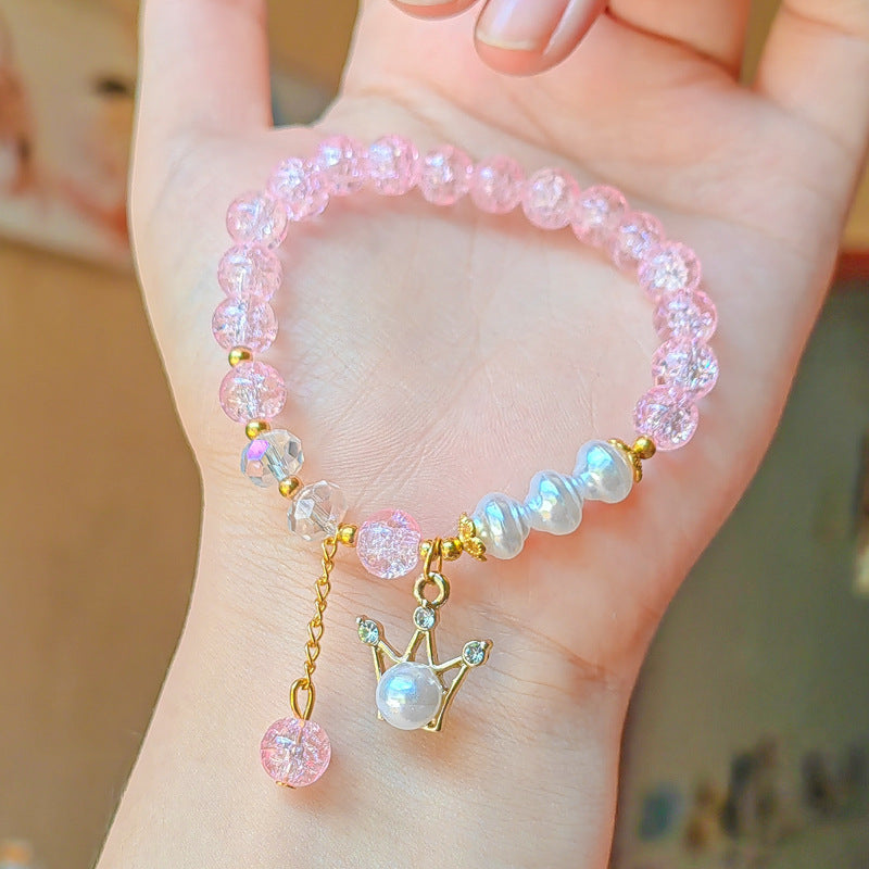 Glass Live Streaming Welfare Cracked Cystal Bracelets