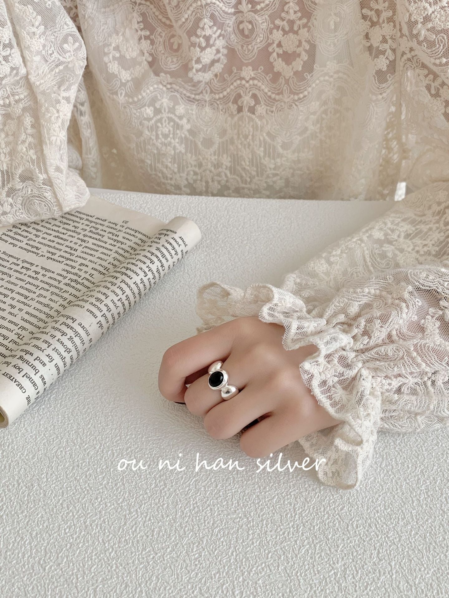 Oni Sterling Sier Female Style Design Rings