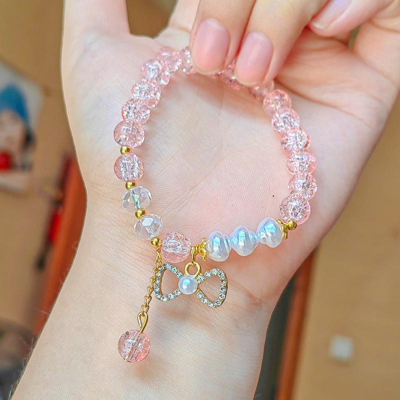 Glass Live Streaming Welfare Cracked Cystal Bracelets