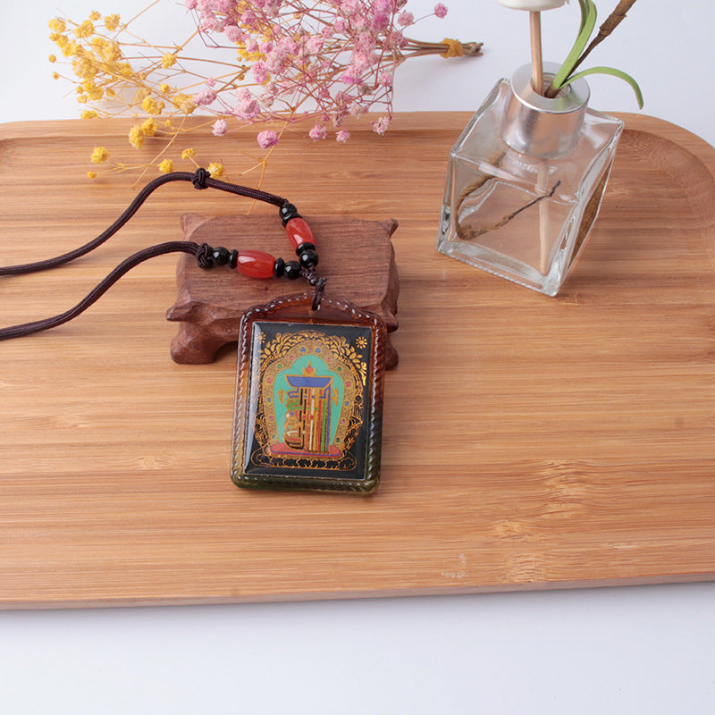 Tibetan Vintage Blackwood Father's Day Sweater Necklaces