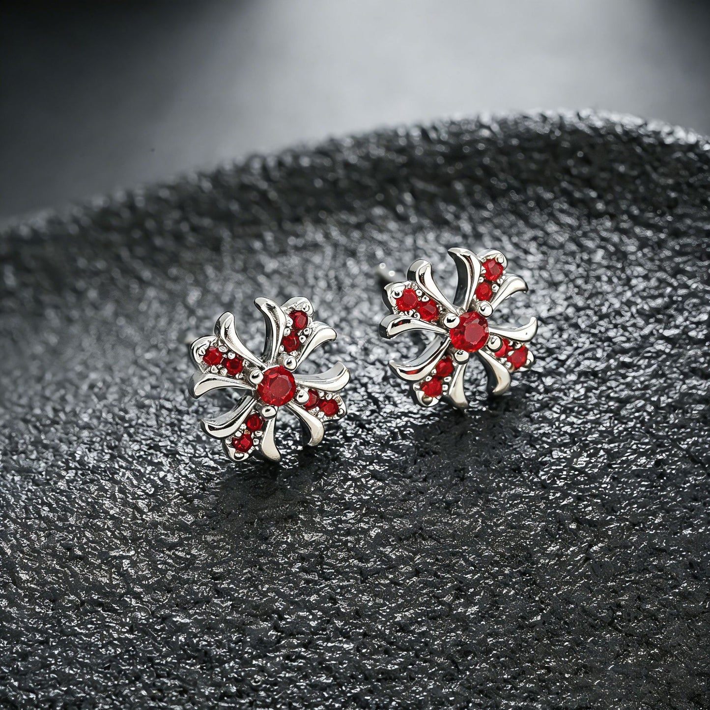 Women's & Men's Personality Design Zircon Light Luxury Sense Stud Earrings