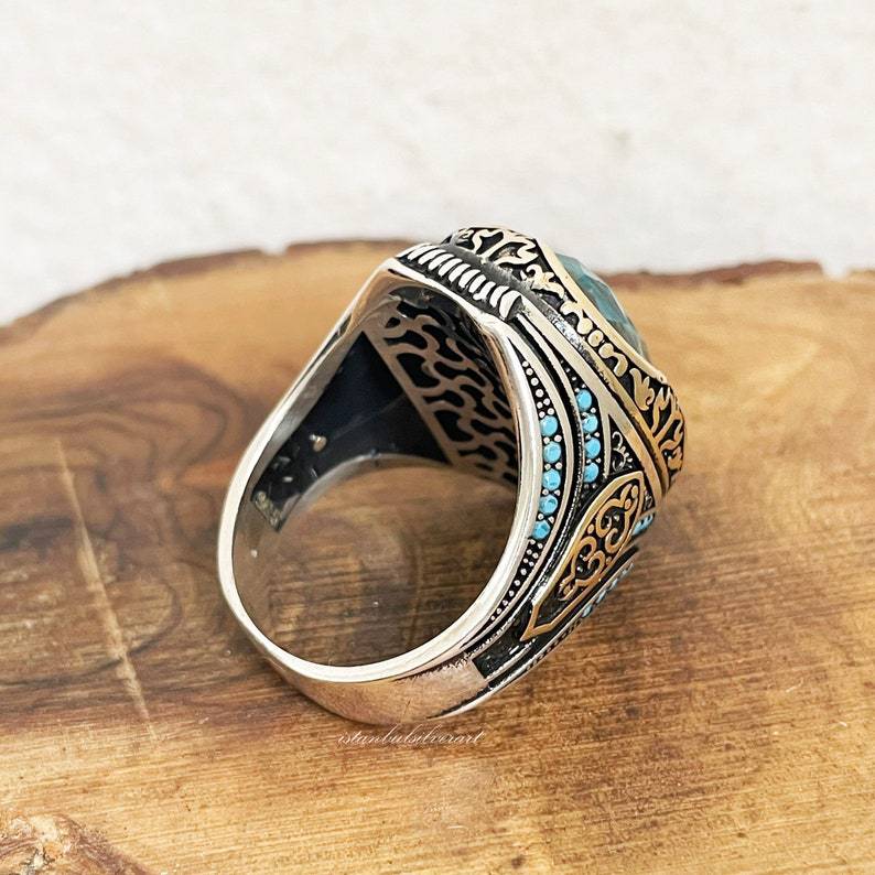 Women's & Men's Dignified Ornament Popular Color Separation Oval Rings