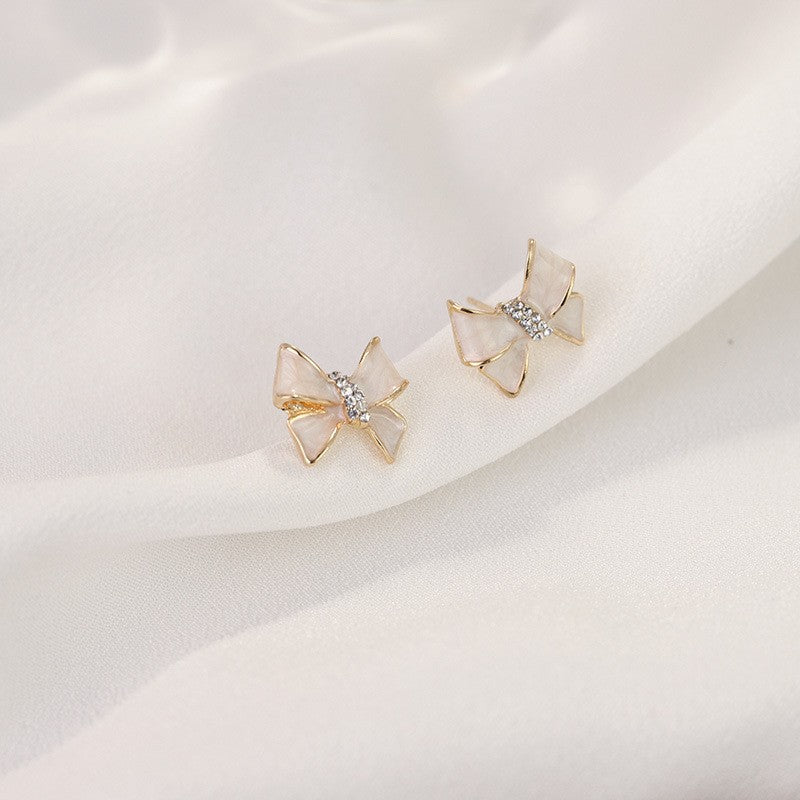 Style Vintage Court Dripping Oil Flower Earrings