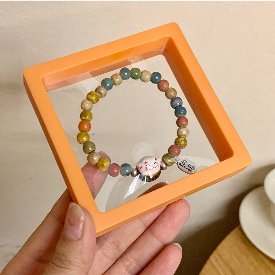 Niche Retro Chinese Beaded Handmade Stall Bracelets