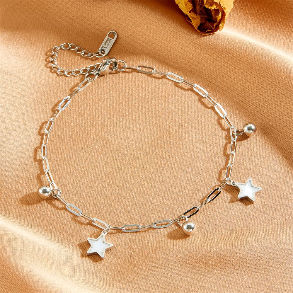 Titanium Steel Exquisite Stainless Love Star Bracelets