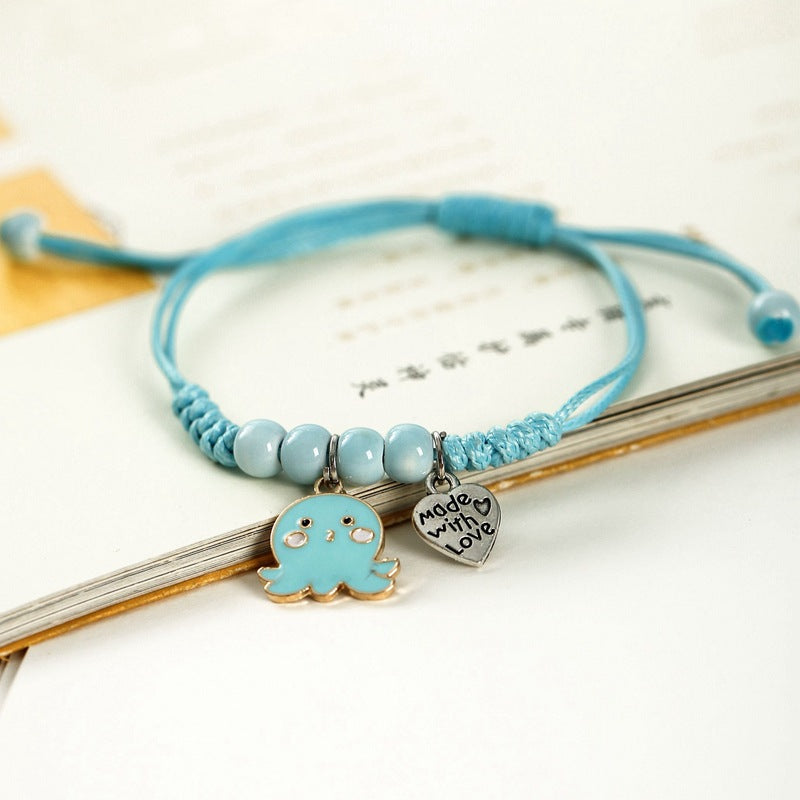 Ornament Woven Female Antique Ethnic Style Bracelets