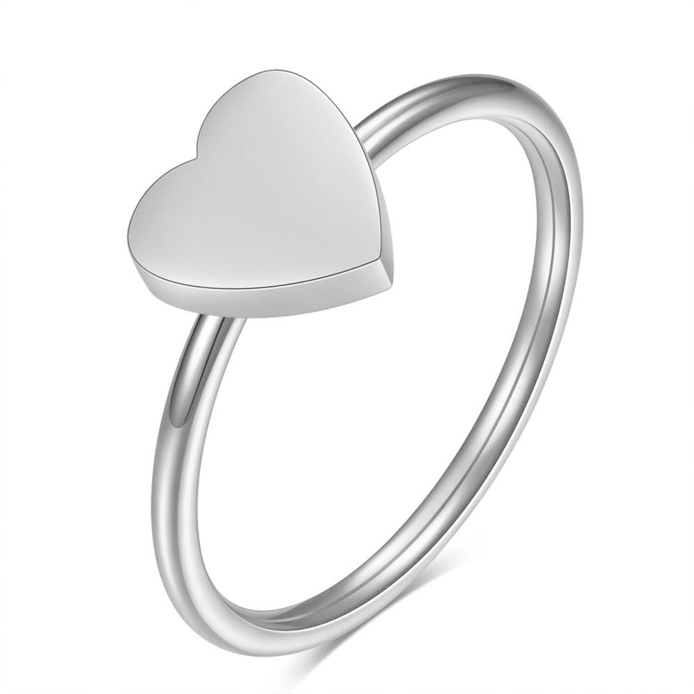 Simple Fashion Stainless Steel Can Be Rings