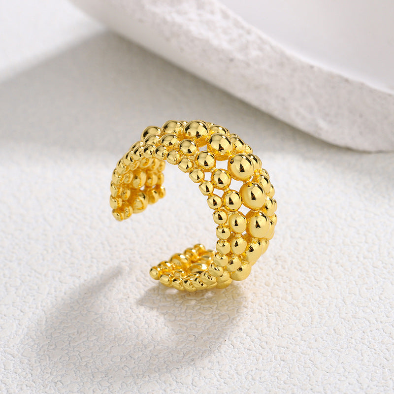 Wind Design Cold Size Ball Gradient Rings
