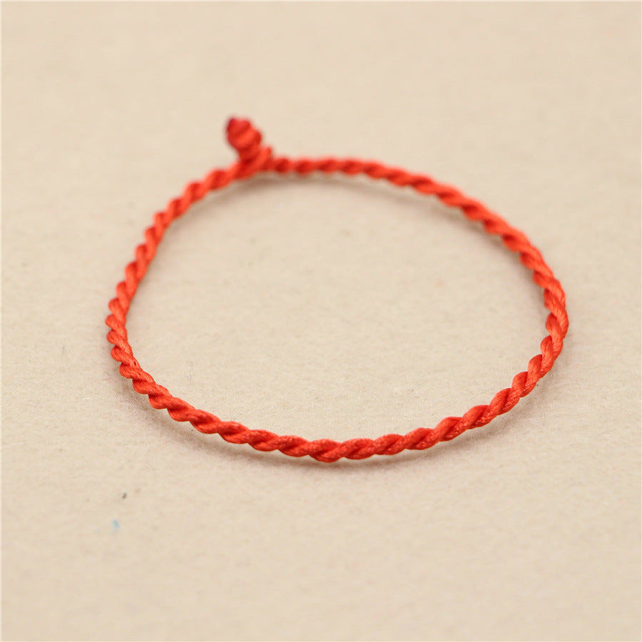 Simple Red Rope Braid Carrying Strap Bracelets