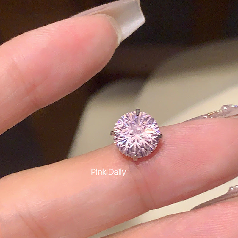 Twist Screw Fireworks Cutting Pin Niche Earrings