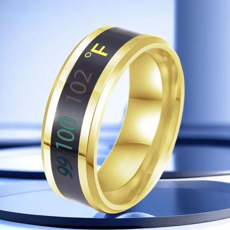Men's Stainless Steel Smart Trendy Cold Hip Rings