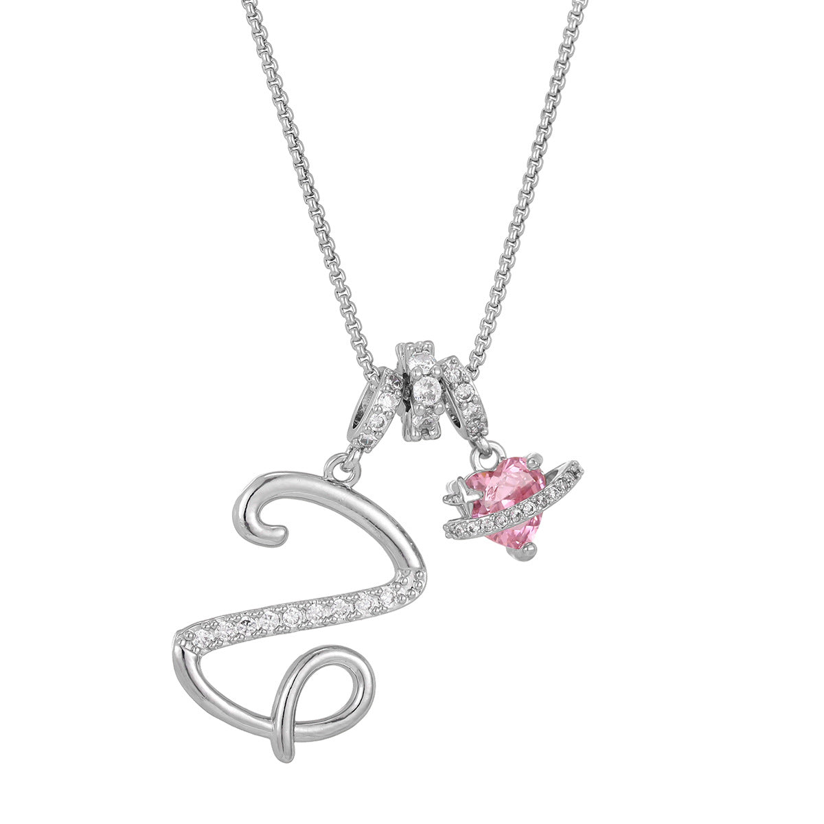 Dopamine English Letter Light Luxury Minority High Pendants