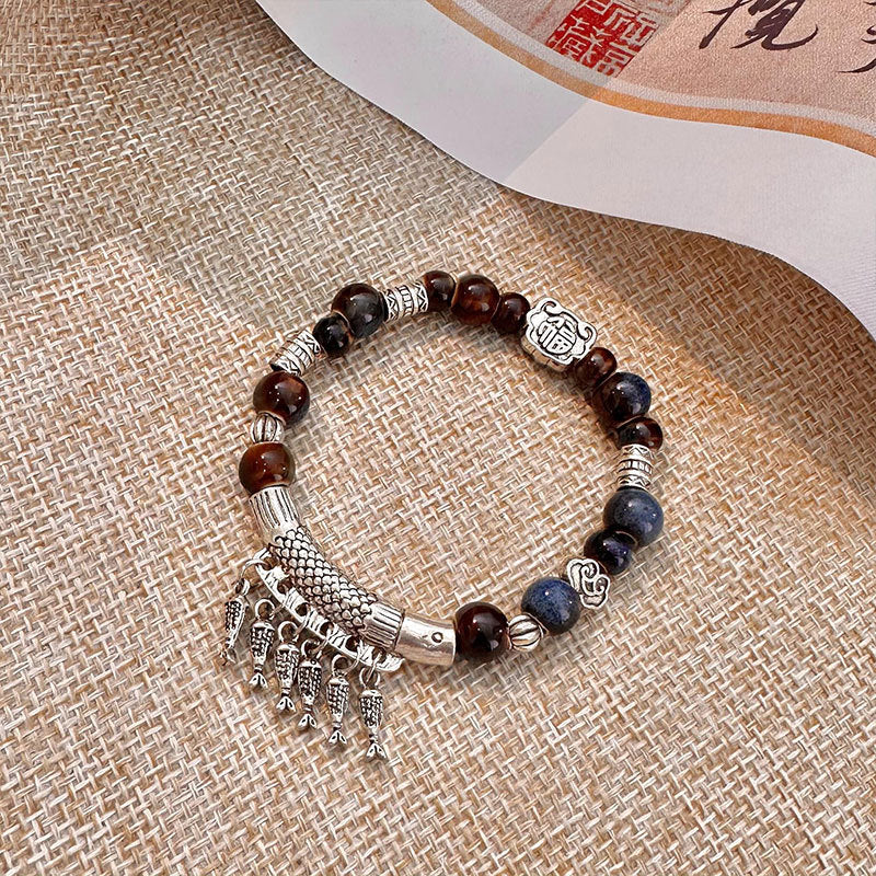 Niche Retro Chinese Beaded Handmade Stall Bracelets