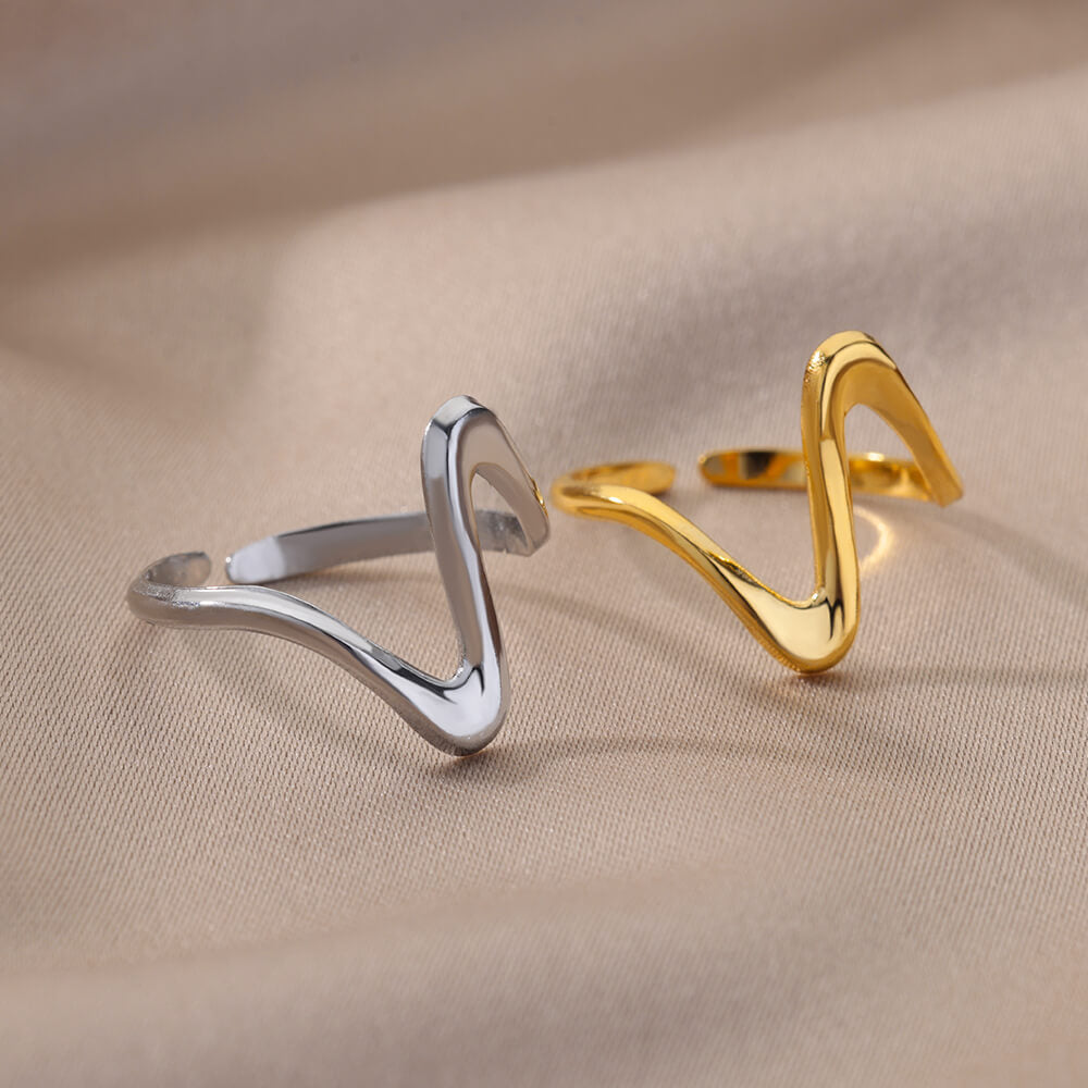 Men's Korean Style Simple Stainless Steel Geometric Rings