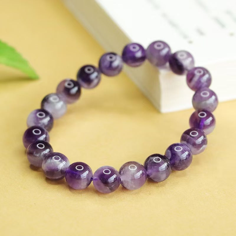 Purple Fire Natural Amethyst Crystal Fresh Bracelets
