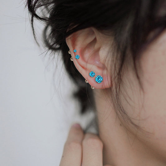 Women's Pin Sleeping No Need To Take Earrings