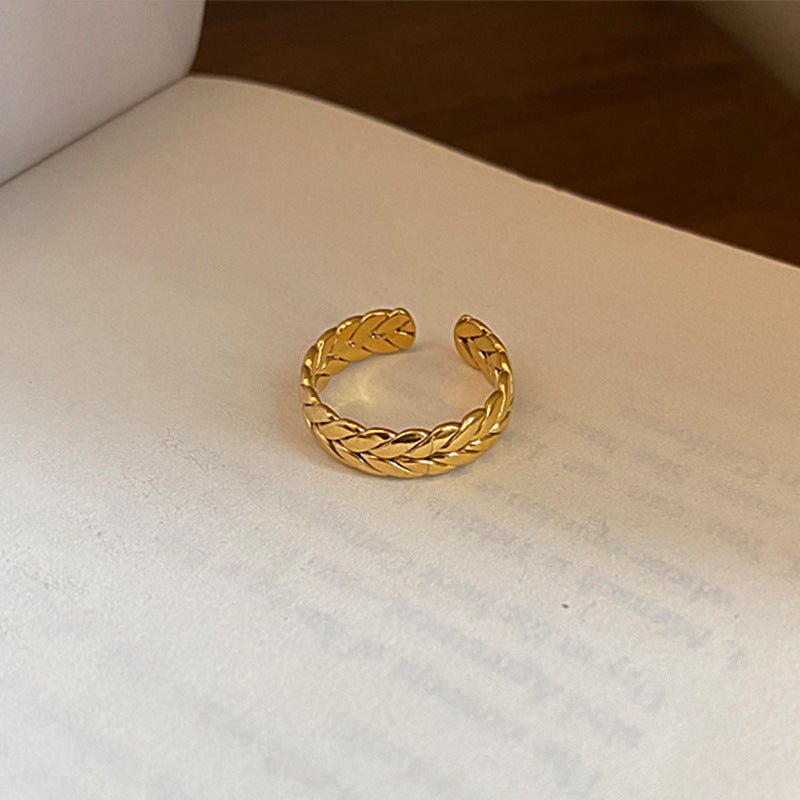 Korean Style Fashionable Minority Design Gold Rings