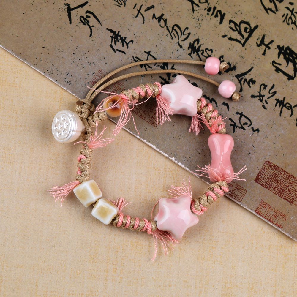 Style Literary Couple High-grade Fresh Cross Stall Bracelet
