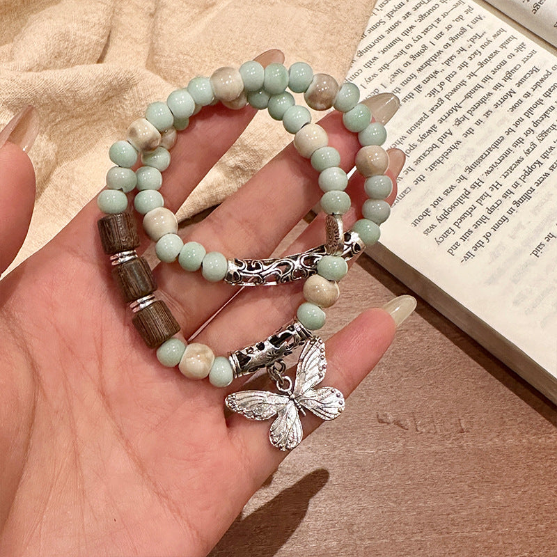 Niche Retro Chinese Beaded Handmade Stall Bracelets