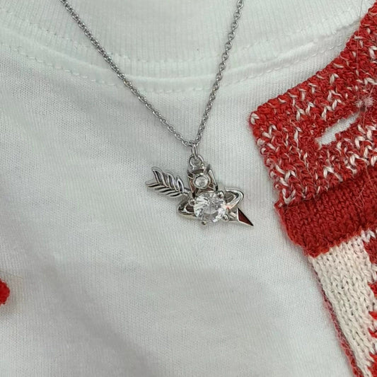 Women's Through The Heart Saturn Zircon Light Luxury Necklaces