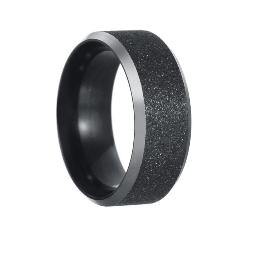 Men's Jewelry Simple Shape Stainless Steel Ornament Rings